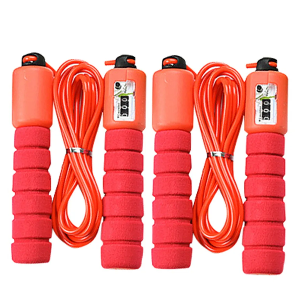 Jump Ropes With Counter Sports Fitness Adjustable Fast Speed Counting Jump Skip Rope Portable Durable Advanced Skipping Wire 319