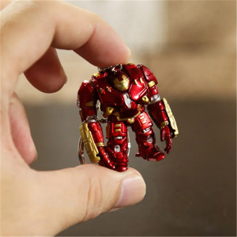 2018 Marvel Avengers 3 Iron Man Hulkbuster Armor dolls Mark Key Chain PVC Action Figure Collection Model Toy afbeelding