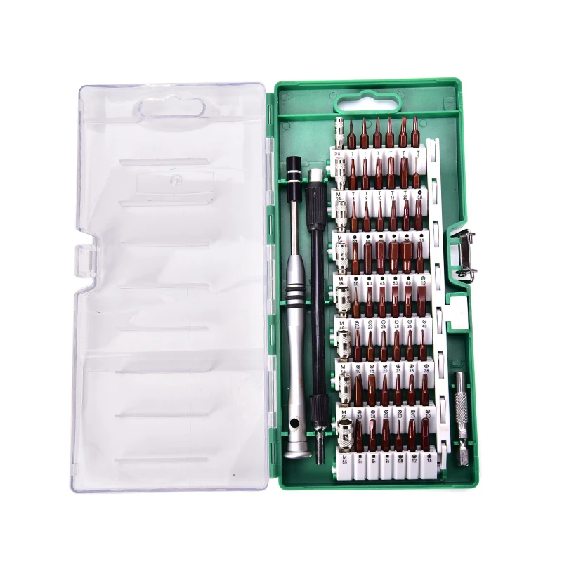 1 Набор 60 в 1 S2 инструмент стальной прецизионный отвертка насадка гайковерта набор инструментов для ремонта