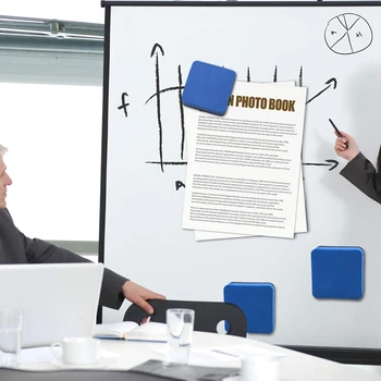 

40 Pack Magnetic Whiteboard Dry Erase Chalkboard Cleaner Square Shape Board Wiper Erase Pens And Markers for Classroom Home Offi