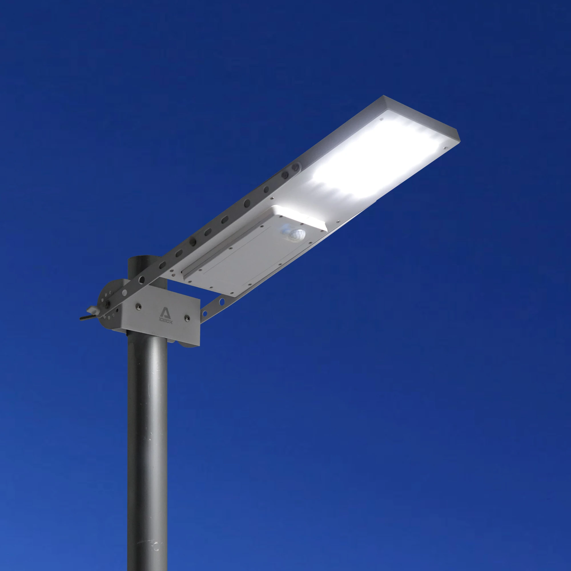 Alpha 1080X Outdoor Motion Sensor Solar Powered LED Pole Wall Street Path Solar Light For Garden 3 Working Mode Solar Lamp