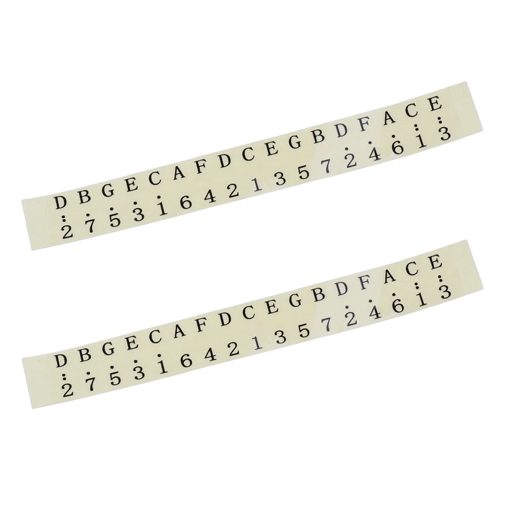 2x 17 Key Kalimba Scale Key Stickers for Beginner Learner Kalimba Accs 2x 17 Key Kalimba Scale Key Stickers for Beginner Learner Kalimba Accs