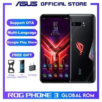 Global ROM ASUS ROG 3 Phone 5G Smartphone Snapdragon 865/865Plus 128GB 6000mAh NFC Android Q 144Hz FHD+ AMOLED Gaming Phone ROG3