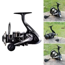 Moulinet Spinning en métal pour pêche à la carpe, avec poignée en forme de gourde, accessoire 