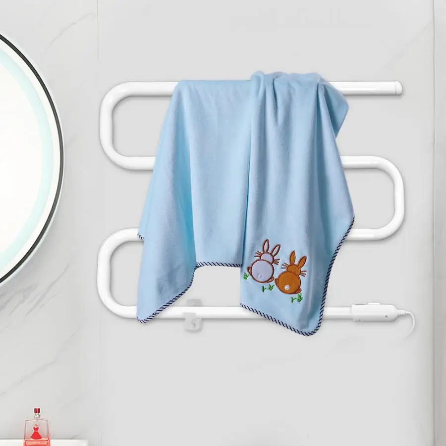 Сушилка для одежды электрическая ванная комната настенный s-образный постоянный температурный Электрический нагрев сушилка для полотенец 220 В портативный