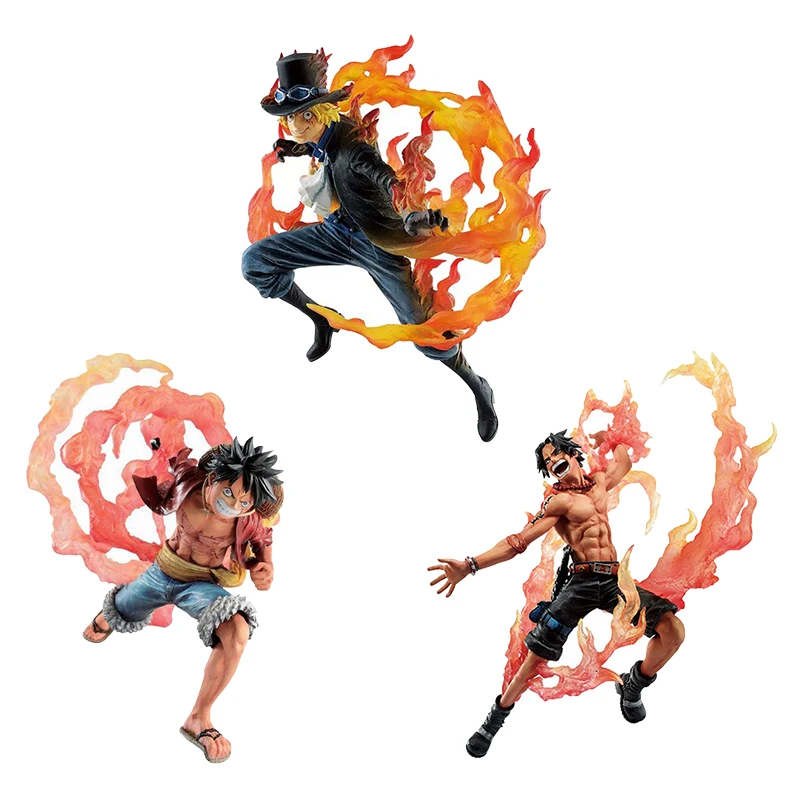Новинка цельная фигурка Luffy Portgas D Ace боевой огонь удар ПВХ Сабо игрушки T30 | Игрушки