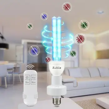 

15W 25W UV Lamp Luz Ultraviolet Desinfection UVC Germicidal Lamp E27 LED Quartz Bulb Ozone Sterilization Light Clean Air