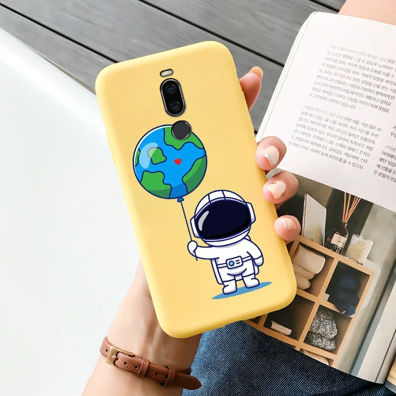 Cases For Meizu Astronaut TPU Soft Shell For Meizu X8 Case Personality Tide Shell For MEIZU X8 Case Silicone Edging Matte Phone For MEIZU meizu phone case with stones Cases For Meizu