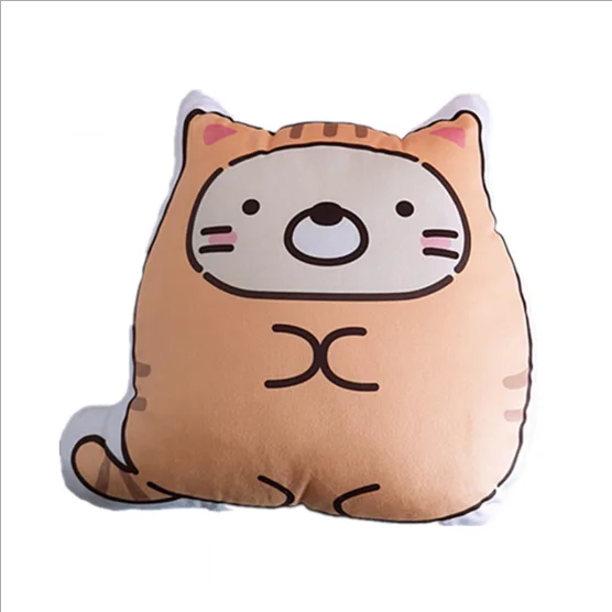cat cat Угловое создание, настенный уголок, животное, динозавр, кошка, серия, милая версия, плюшевая игрушка, кукла, подушка - Цвет: cat cat