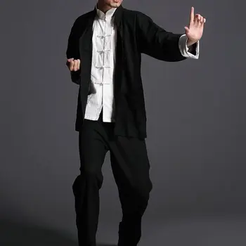 

Adulte Martial Arts Uniform Kung Fu Costume Suits Tai Chi Wing Chun Vtements Chinese Style Suit Cotton Hemp