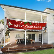 Natal festivo banner feliz natal banner grande sinal de natal enorme casa de natal decoração de festa ao ar livre mais alta qualidade