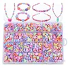 700Pcs/set 24 Grid Colorful Beads Creative Toys For Girls Jewelry DIY Handmade Making Puzzle Kit Arts And Crafts Children Toy 1