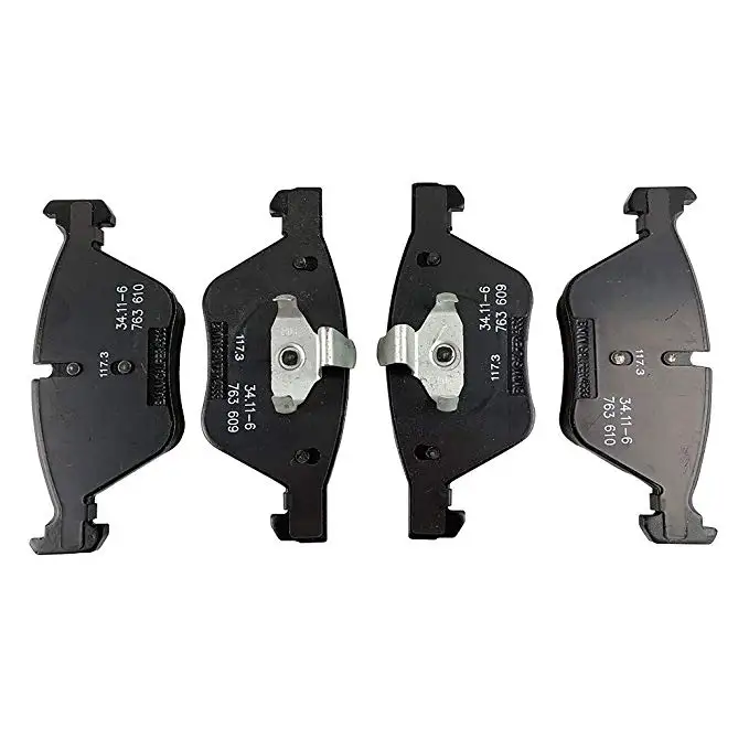 1 комплект передних тормозных колодок OEM 34116763617 для BMW E60 E61 520i 523i 525i 530i 525d 535d 540i 545i 550i