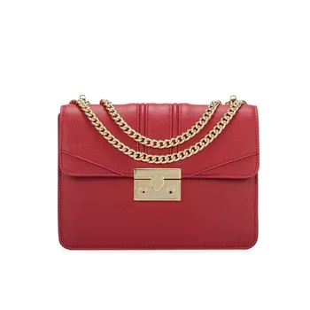 

2020 Ms. new PU leather solid color shoulder bag women bag messenger bag chain Bacchus bag small square bag