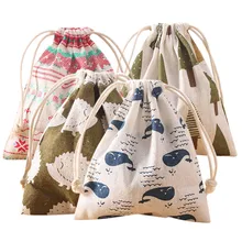 Рюкзак унисекс с винтажной холщовой сумкой в горошек, с акцентом на спортивную сумку, карман, сумку для обуви и рюкзак