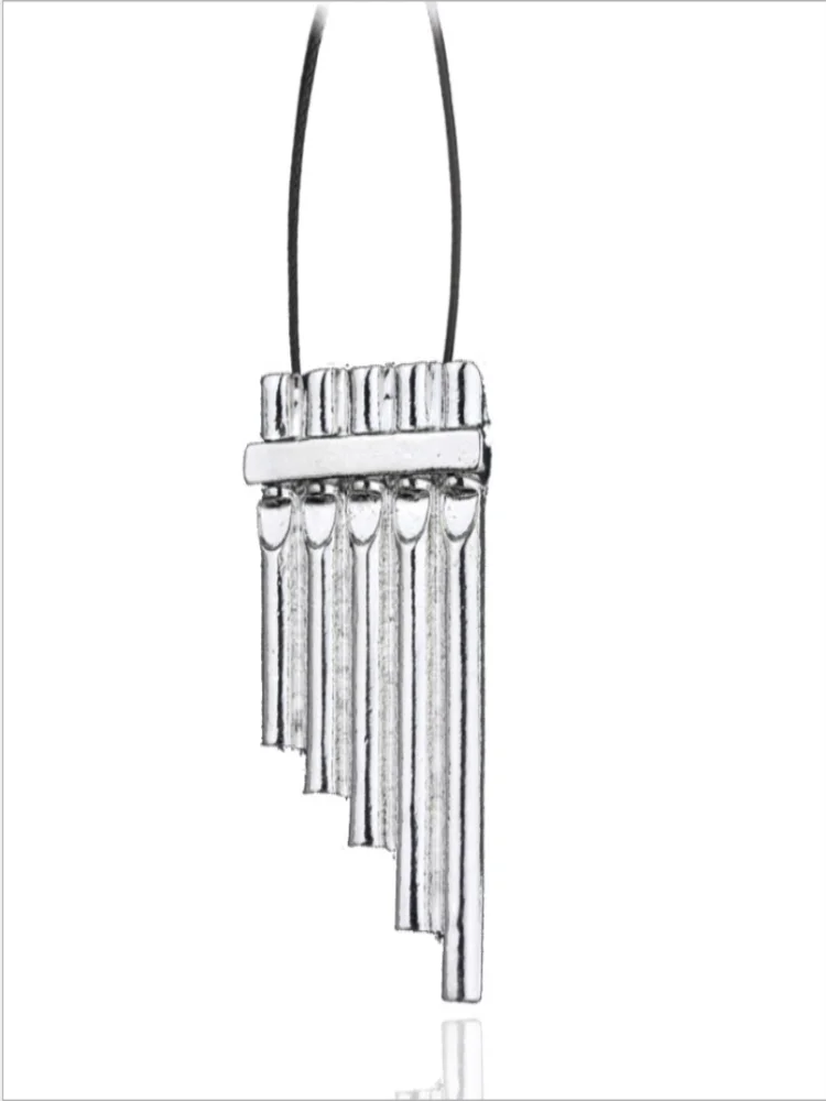 Peter Pan Flute Pipes Necklace Pendant Neverland Costume Cosplay