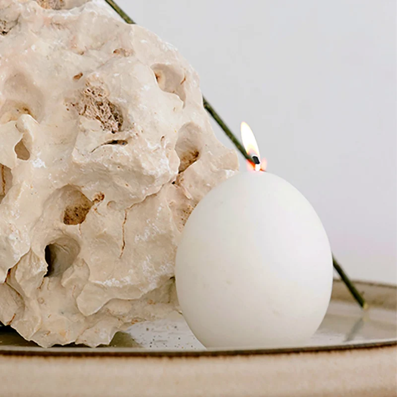 New 3D Easter Egg Handmade Candle Mold DIY Mousse Crafts Baking Tools Simulation Egg Resin Silicone Mold Soap Home Decoration