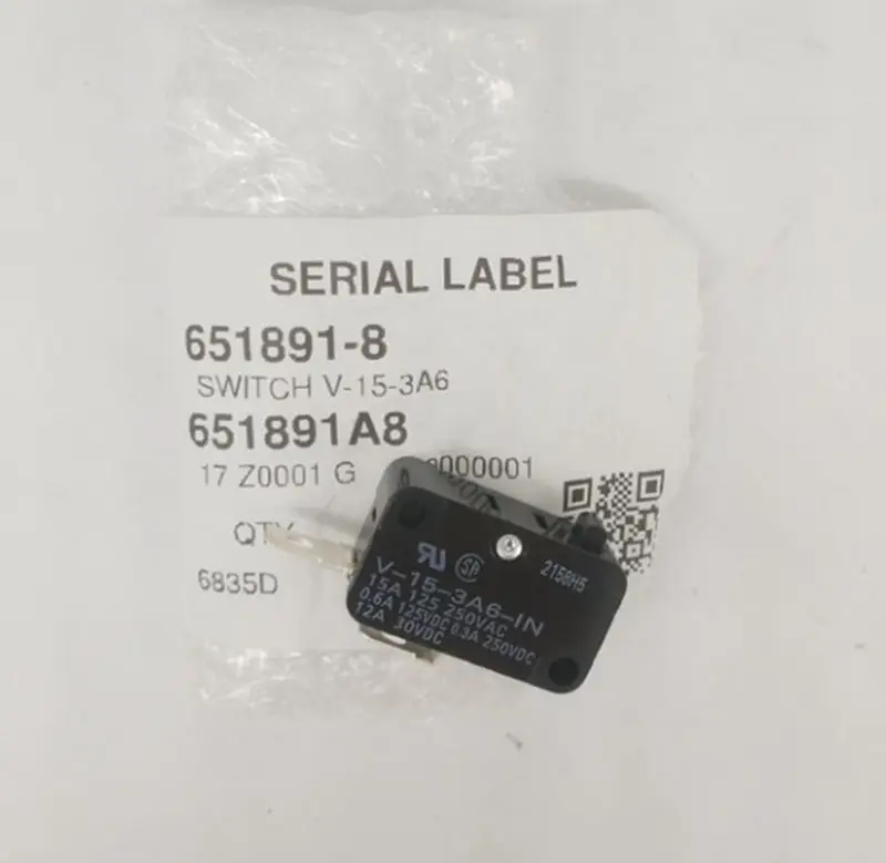 Переключатель 651891-8 V-15-3A6 для MAKITA T221D T1022D HD300D DUR181 DCL180 DCL140 BUR181 BUR141 BUM168 BUM166 BST221 BST220 BST110