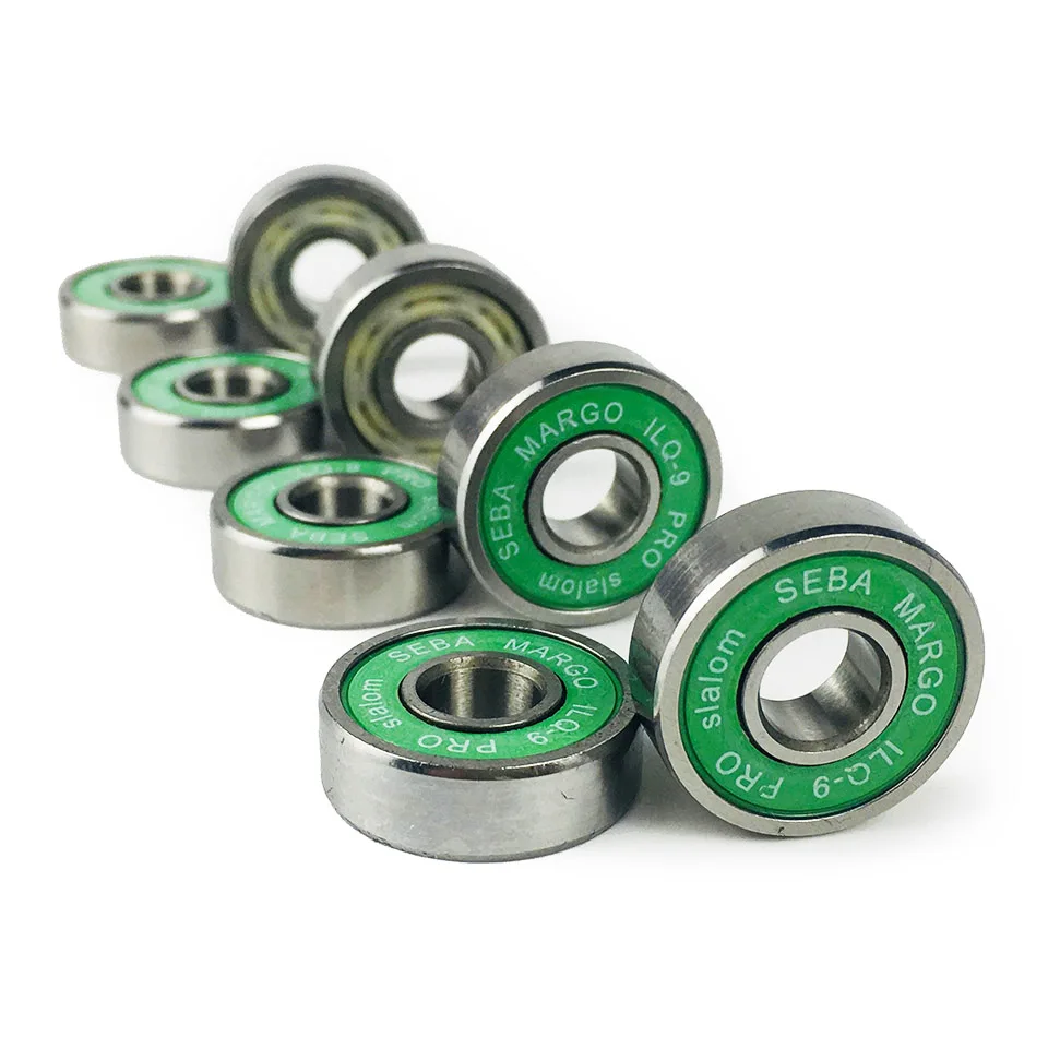 16 Pcs High Strengthen Steel SEBA ILQ-9 Pro Slalom Skating Bearing for Roller Skates SEBA HV IGOR KSJ Patins Scooter Skateboard