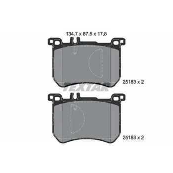 

Disc pads front MB W222 S350-S400/SL R231 3.5/4.7 12 T