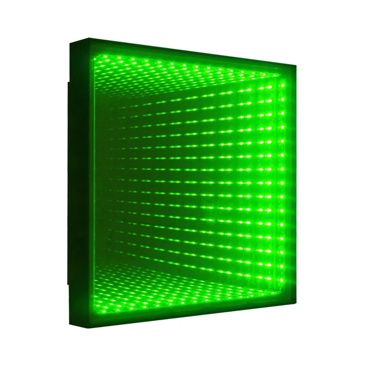 Бесконечный Зеркальный 3D LED танцпол для DJ Stage Disco Wedding Club Event Show