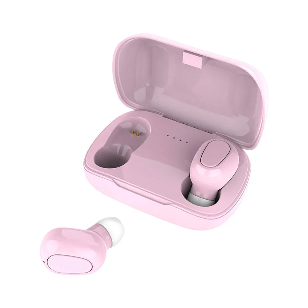 New TWS Wireless Earphones Bluetooth V5 0 HIFI Stereo Sound Noise Conceling IP67 Waterproof Headset With Mic for IOS Android