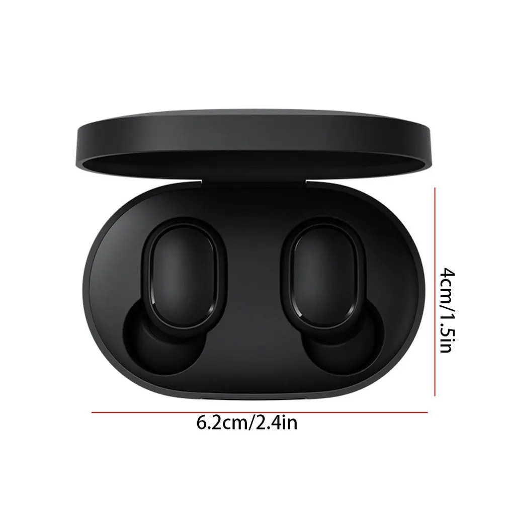 Оригинальная bluetooth-гарнитура Xiaomi Redmi AirDots 5,0 TWS True Беспроводная стерео SBC мини-световые наушники автоматическая зарядная коробка