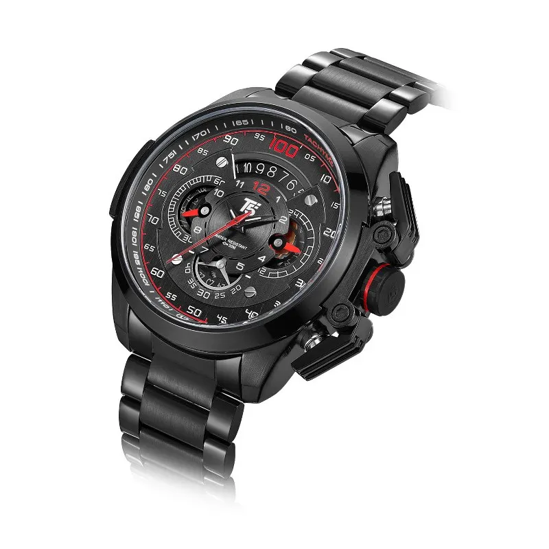  Luxury Brand Rose Gold Male Military Quartz Sport Wrist Watch Men Chronograph Waterproof Mens Watch