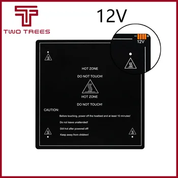 

3D Printer Parts Black MK3 Hotbed Latest Aluminum Heated bed 12V for 310*310*3mm