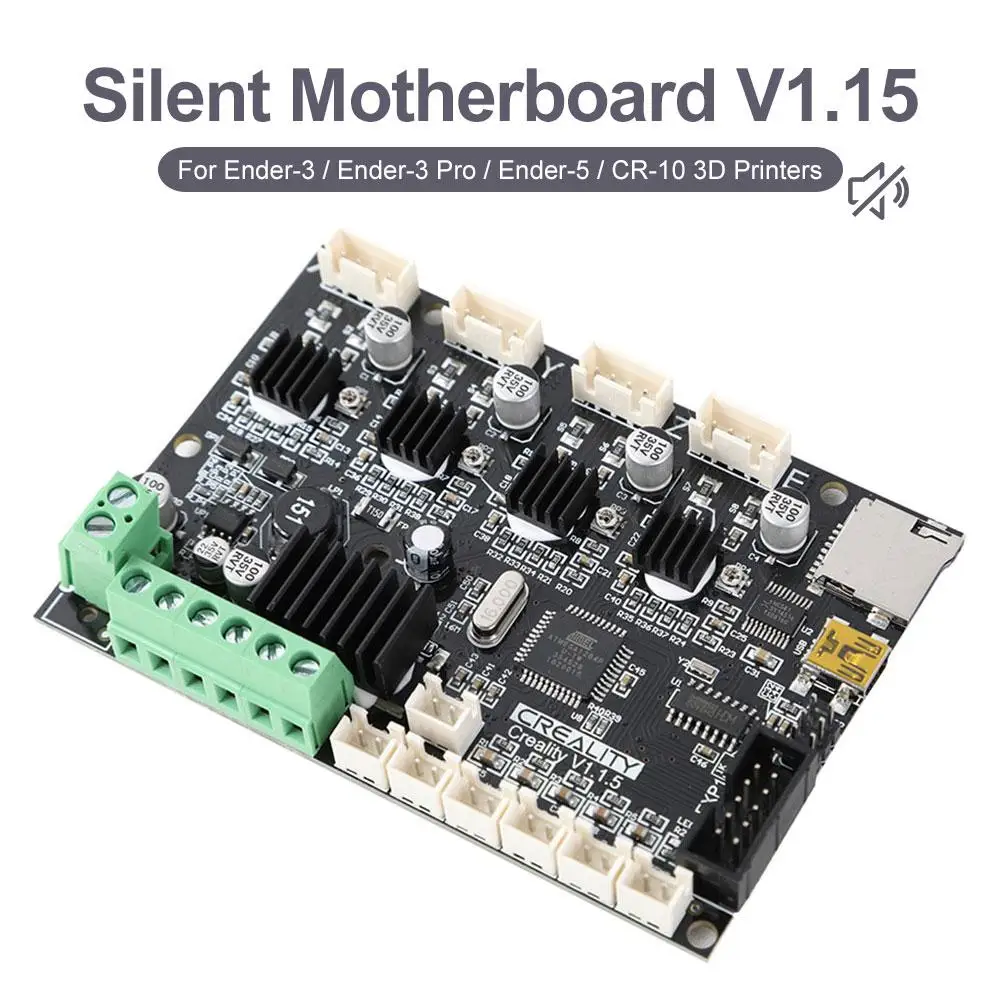 

Original Latest Upgrade Ender 3 Pro Motherboard Silent V1.1.5 Mainboard For Ender-3X/Ender 5/CR-10 3D Printer