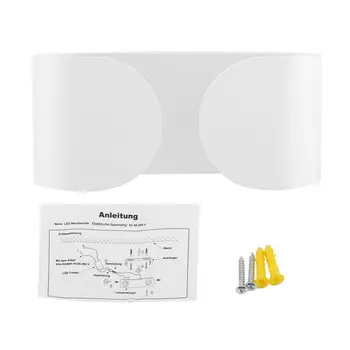 

AC85-265V 6W LED Wall Light Warm White Sconce Night Lamp for Restroom Bedroom Illumination for Restroom Bedroom Illumination