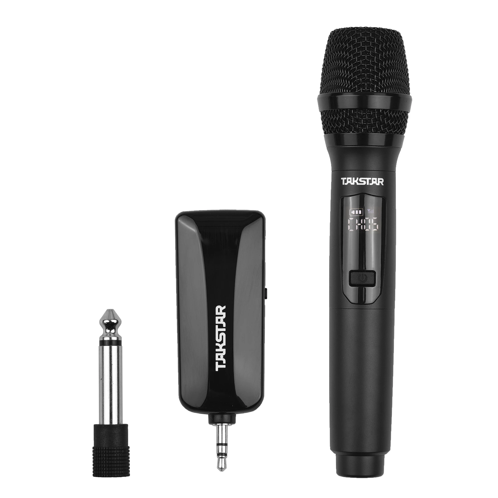 Takstar Draagbare Uhf Draadloze Microfoon Set Met Microfoon 3.5Mm Plug Ontvanger 6.3Mm En Instrument Onderdelen & accessoires| - AliExpress