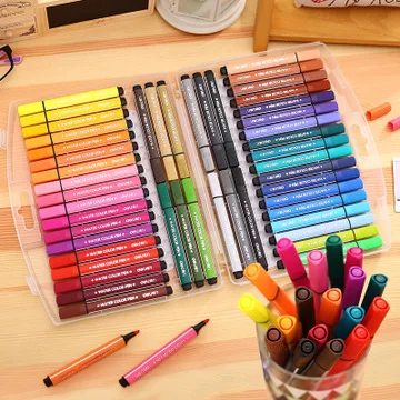 Deli Clip 0024 Color Creative Cute Paper Clip Financial File Compartmental Storage 100 Pieces/Box