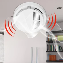 Фотоэлектрический автономный датчик задымления дымовой пожаробезопасной сигнализации датчик 80 дБ домашней безопасности беспроводная пожарная сигнализация