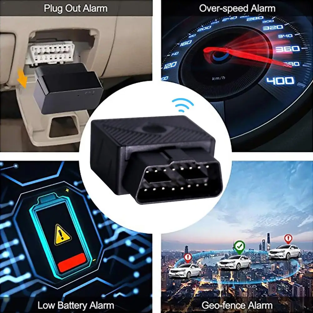 OBD gps-трекер 16PIN OBD Plug& Play автомобиль GSM OBD2 локализации прибор GPS OBDII локатор с он-лайн программного обеспечения IOS Andriod APP
