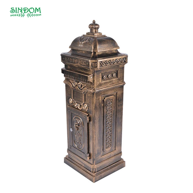 Retro Kültéri Posta Nagy, Állandó Lock Postafiók Betűkhöz - Image 3