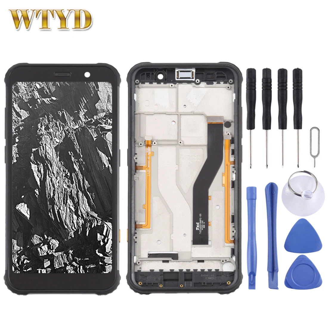 Original AGM X3 LCD Screen Replacement Part Digitizer Full Assembly Touch Screen for AGM X3 Display Repair Part screen for lcd phones good