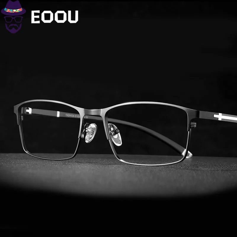 Новинка, мужские очки, оправа, высокое качество, Oculos, модная оправа из сплава, очки для близорукости