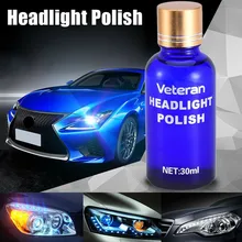 

Hot Sale Repair PolCar Headlight Lens Restoration System Repair Kit Plastic Light Polish Cleaner US Cleaning Cloth