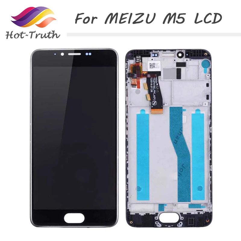

Original Display For Meizu M5 Display Touch Screen Digitizer with Frame Digitizer M611h LCD For M5 LCD Screen Replacement