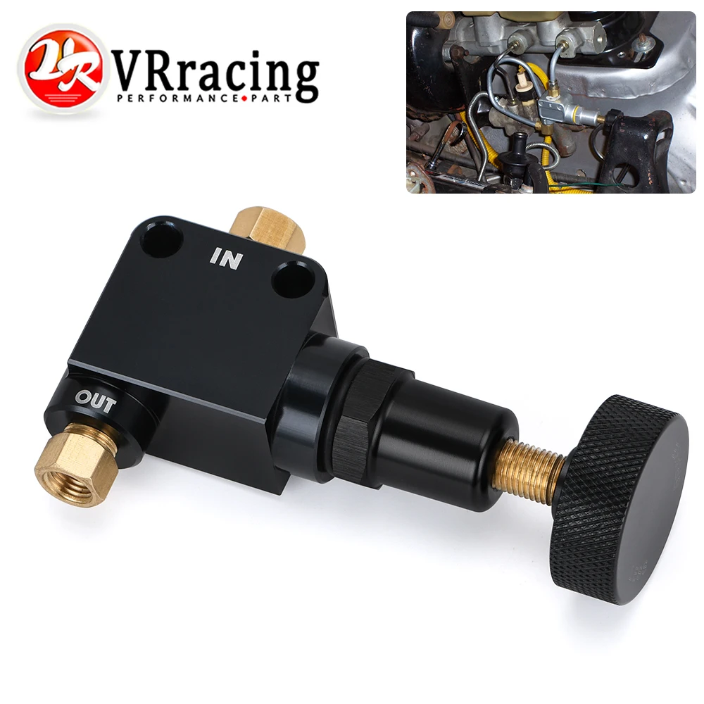 VR-Brake Bias Proportioning Valve Pressure Regulator For Brake Adjustment 1/8-27 NPT Pressure Regulator Screw Knob Type