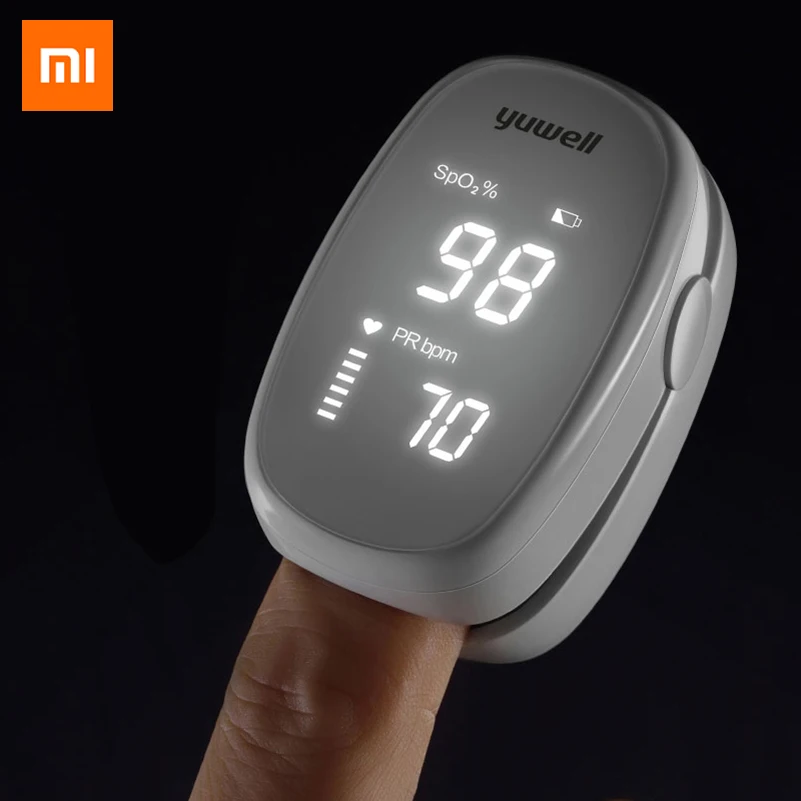 Оригинальный Xiaomi YX303 оксиметр цифровой пальцевой Пульс уход OLED экран медицинский
