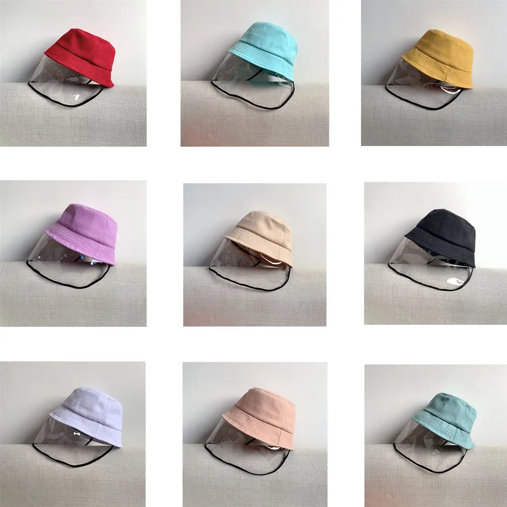 

1pcs Anti-spitting hat Get high quality Protective Hat Dust and germ protection Dustproof Cover Kids Boys Girls Fisherman Hat