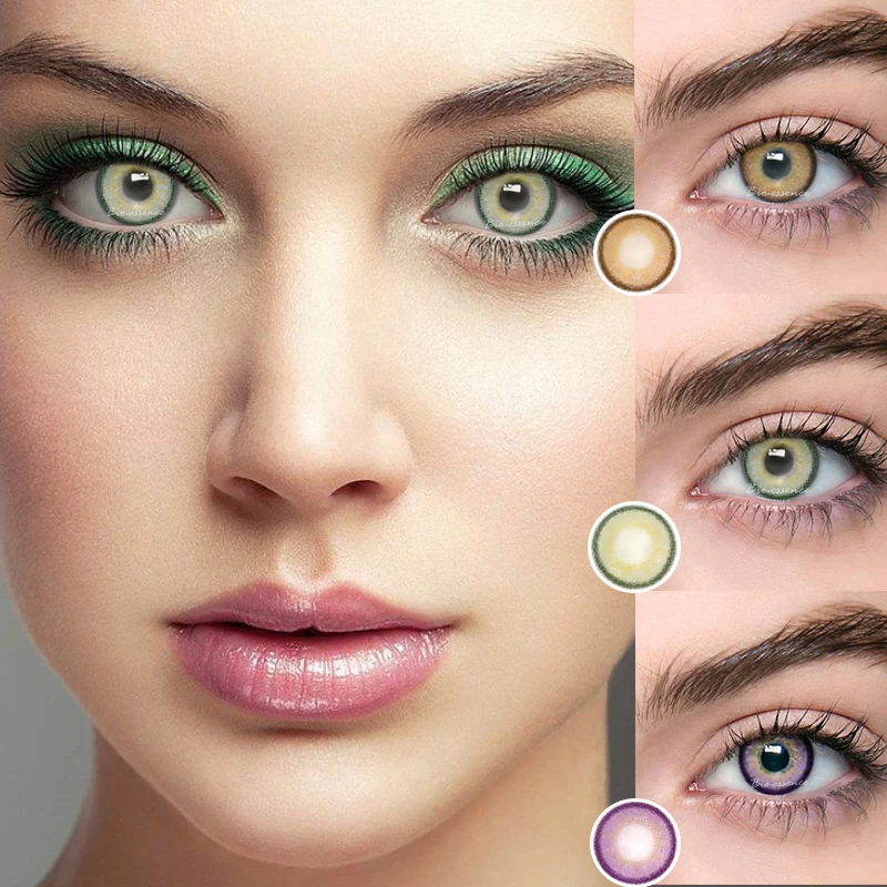 

2pcs/pair Maira Series Cute Contacts Colored Contact Lenses Cosmetic Contact lens Yearly Color Eye Lenses 14.20mm