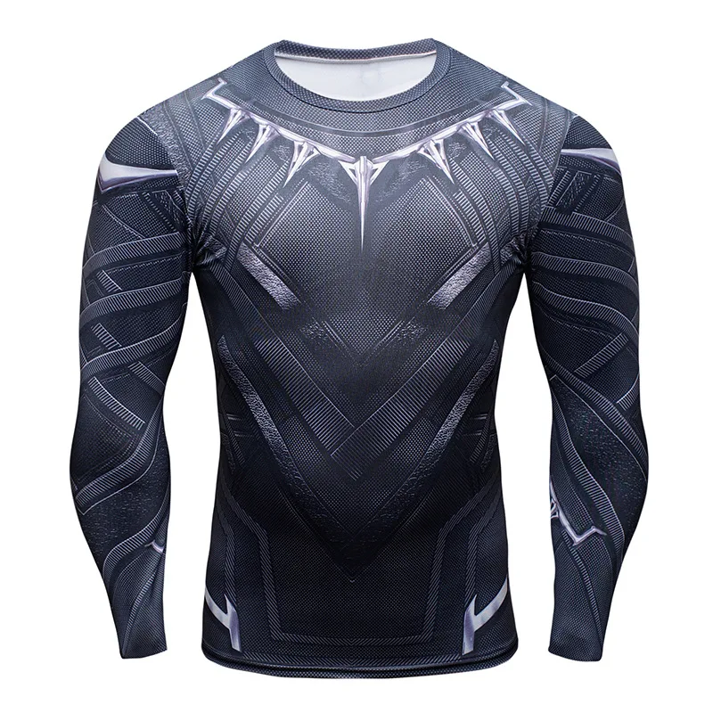 Мужская футболка с принтом MMA Rashguards BJJ Джерси компрессионные топы для бокса