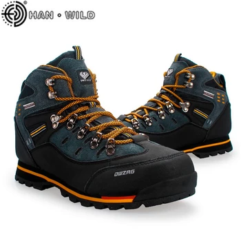 

Brand Men Hiking Shoes Outdoor Mountain Climbing Boots for Men Hiking Botas Fashion Sport Trekking Shoes Non-slip Waterproof