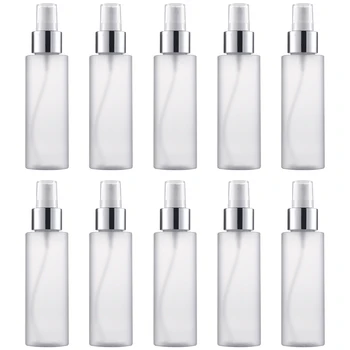 

10pcs 100ML Portable Spraying Bottles Multi-Purpose Toning Lotion Dispensing Bottles Toner Perfume Spray Containers (White)
