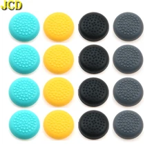 YuXi 4x silikonowy uchwyt na kciuki Joypad analogowy Joystick pokrywy skrzynka dla przełącznik do nintendo Lite NS kontroler Joy-Con ThumbStick