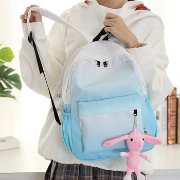 

Luxury ladies backpack new gradient student bag Oxford cloth waterproof bag large capacity multifunctional leisure travel bag