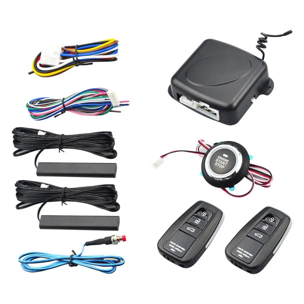 12v Car Universal Onekey Start Intelligent Start Stop Entry Antitheft